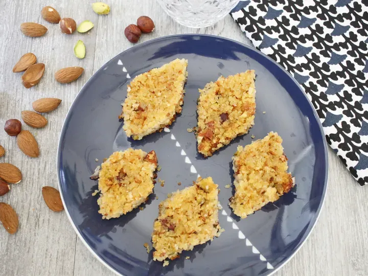 Gateaux aux fruits secs