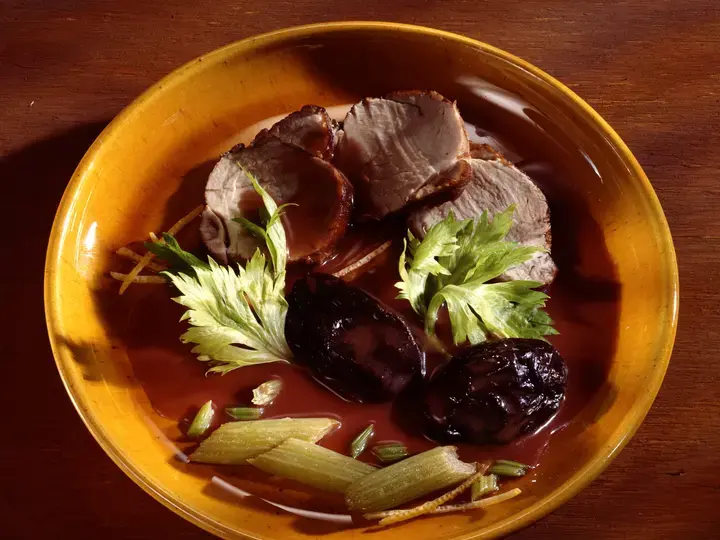 Filet mignon aux pruneaux
