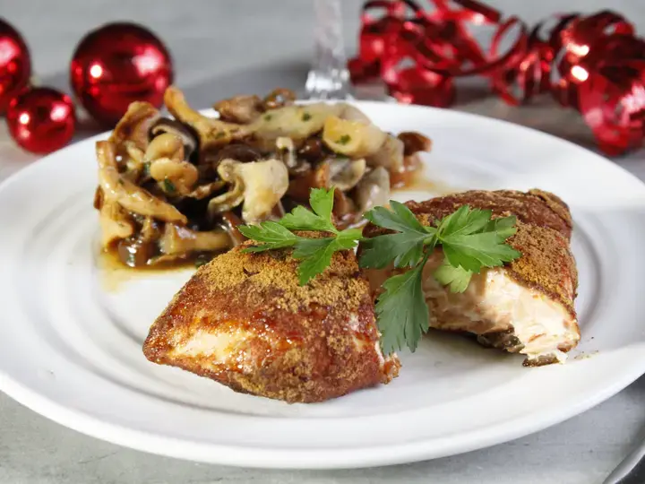 Saumon en croûte de pain d'épices