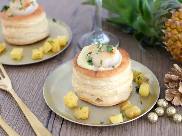 Bouchées à la reine aux noix de Saint Jacques