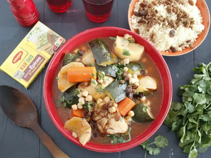 Couscous de poulet aux épices Cookeo