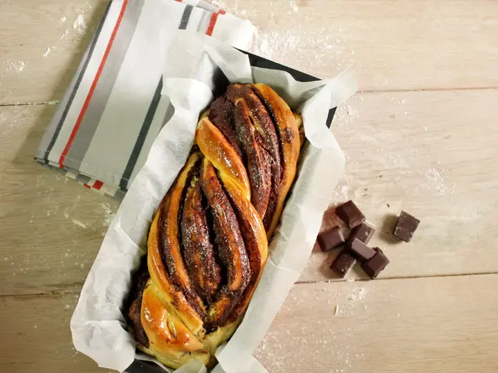 Babka au chocolat