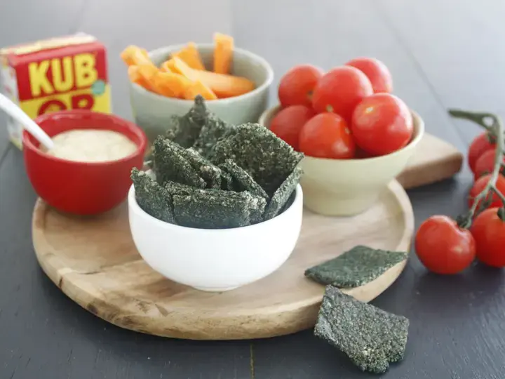 Crackers à la spiruline