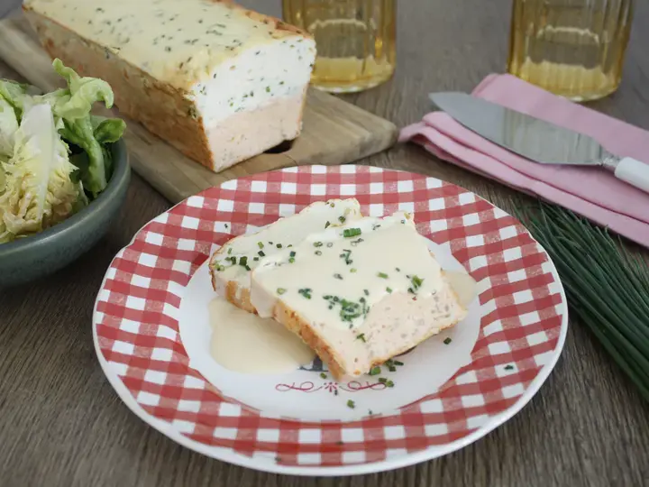 Pain de poisson sauce beurre blanc