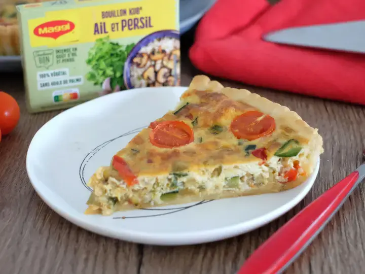 Quiche aux légumes du soleil