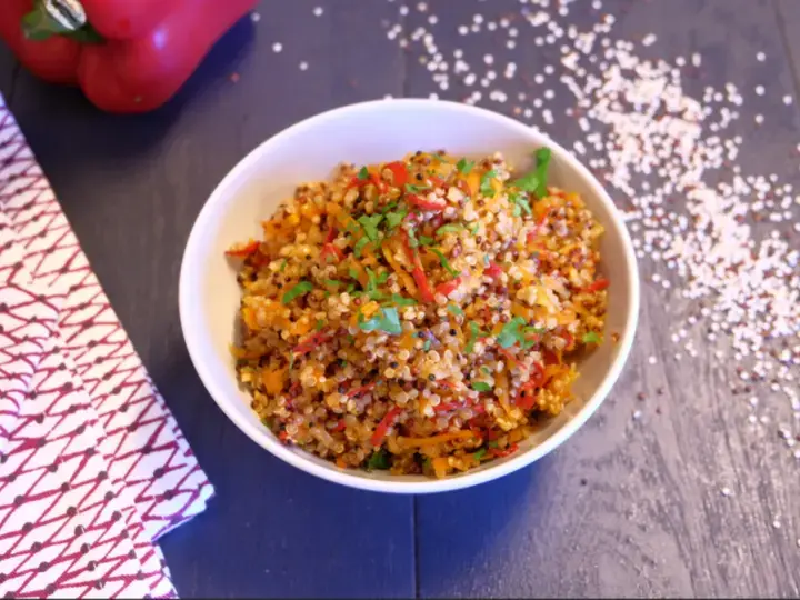 Quinoa aux légumes cookeo