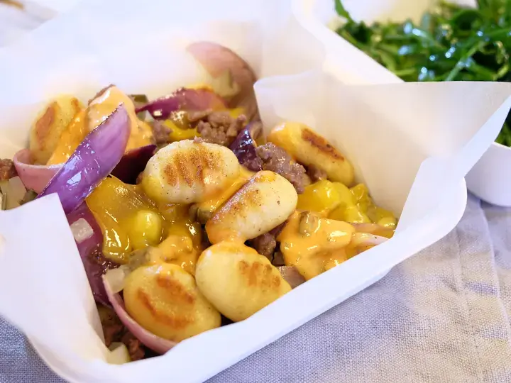 Gnocchis à la poêle façon burger