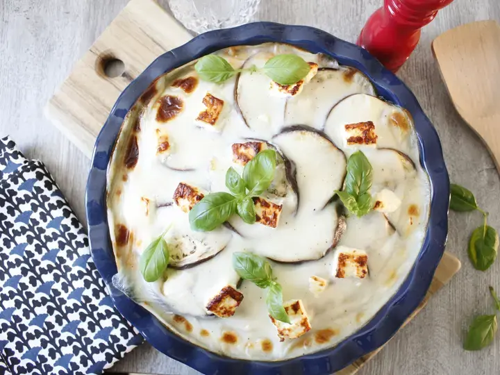 Moussaka d'agneau à la feta