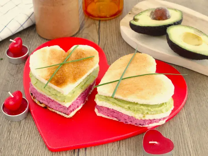 Club sandwich betterave avocat ricotta