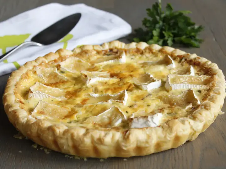 Tarte camembert pomme