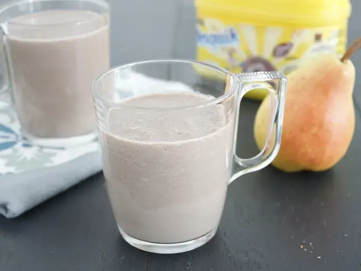 Chocolat chaud à la poire