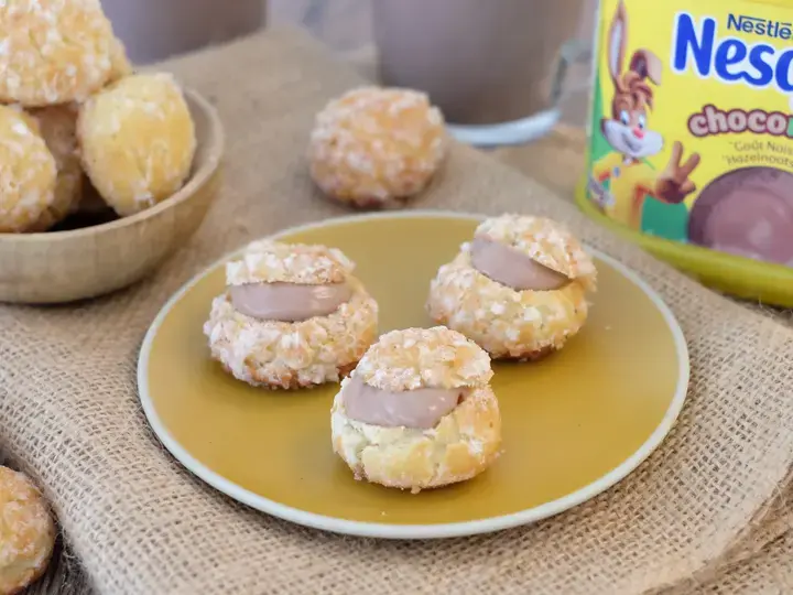 Chouquettes et chantilly choco nutty