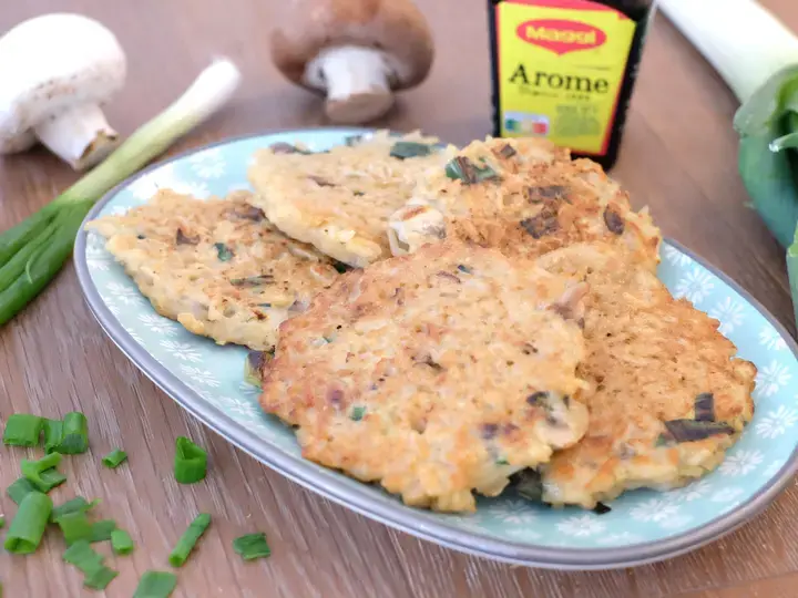 Galettes de riz aux légumes anti gaspi