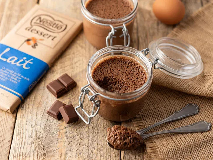 Mousse au chocolat au lait