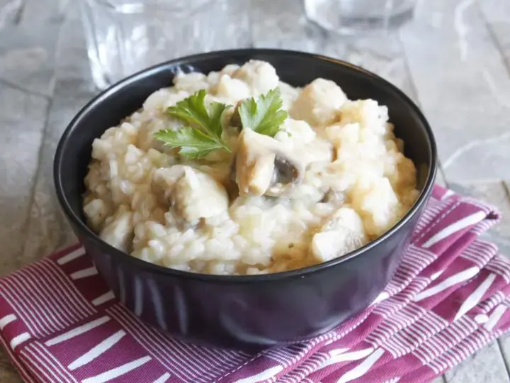 Risotto champignons thermomix