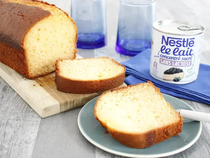 Cake nature sans lactose