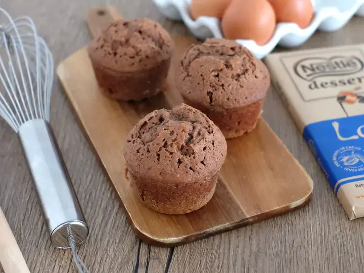 Muffin au chocolat au lait