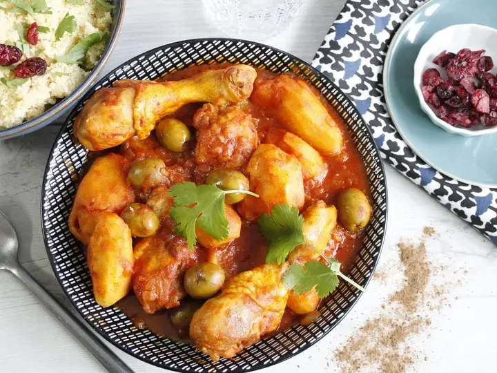 Tajine de poulet tomates olives Cookeo