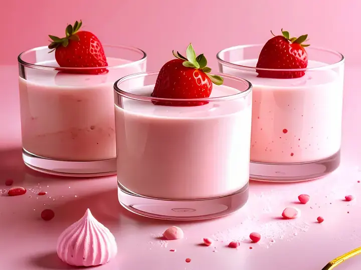 Pannacotta Nesquik Fraise