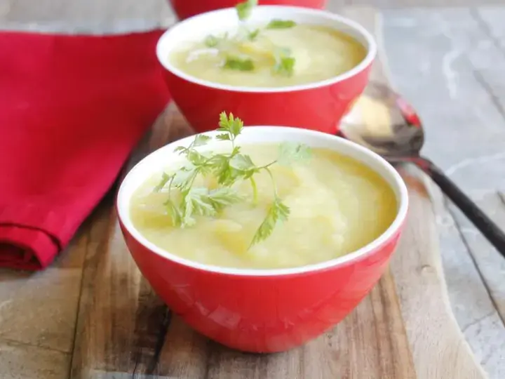 Soupe poireau pommes de terre thermomix