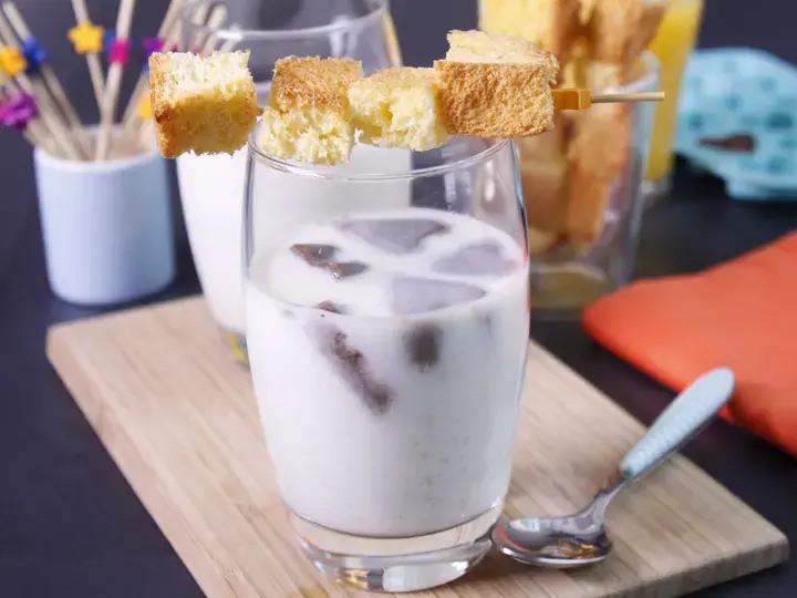 Lait glacé, glaçons poire NESQUIK