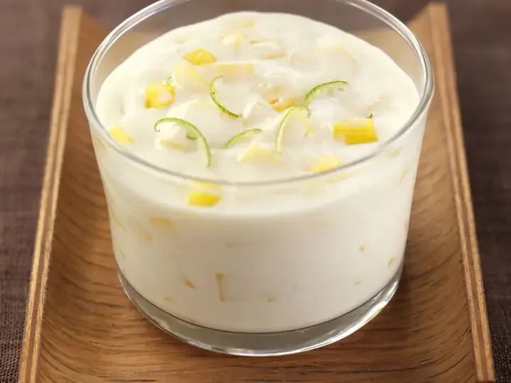 Bavarois mangue chocolat blanc (pas avant octobre 2009)