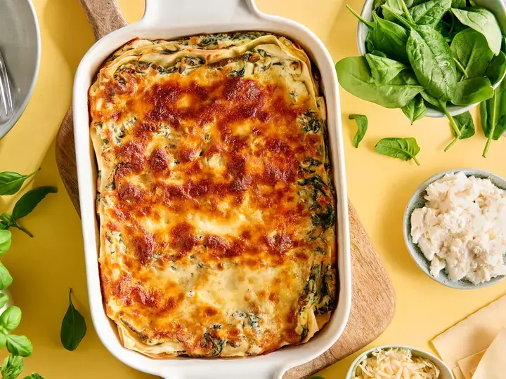 Lasagnes aux épinards