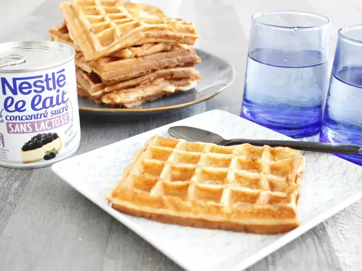 gaufre sans lactose