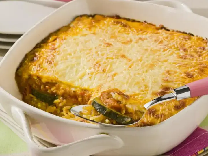 Gratin de courgettes à la bolognaise