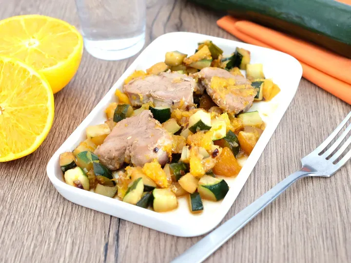 Filet mignon à carémélisé à l'orange