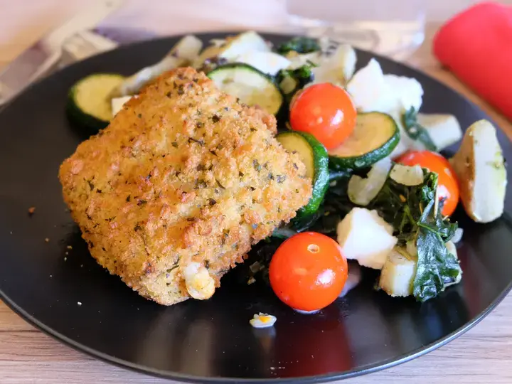 Carrés gourmands Tomates Mozzarella et légumes grillés Actifry