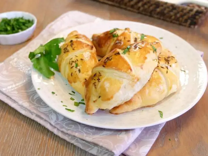 Petits croissants farcis