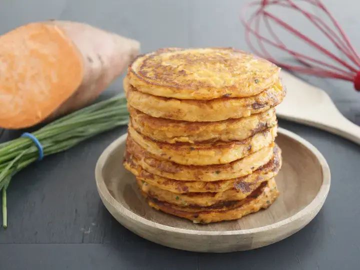 Galettes de patate douce