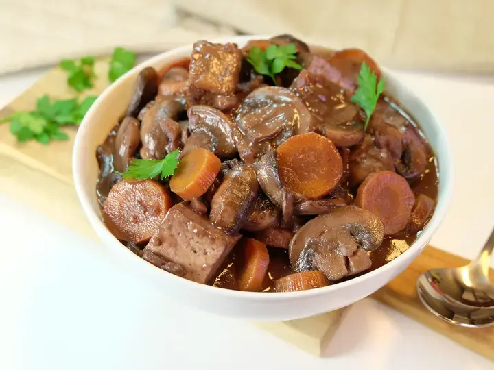 Bourguignon végétarien