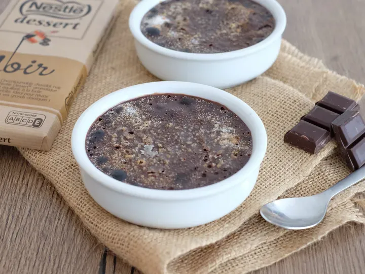 Crème brulée au chocolat