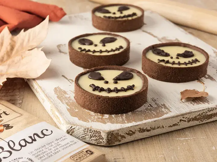Tartelettes au chocolat d'halloween