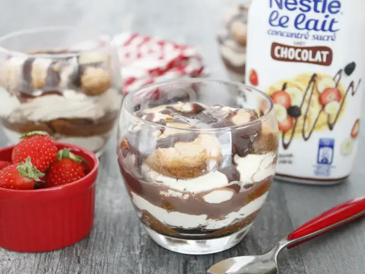 Tiramisu sauce chocolat