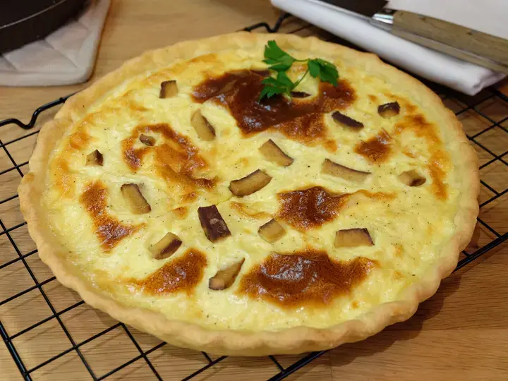 Quiche Lorraine végétarienne