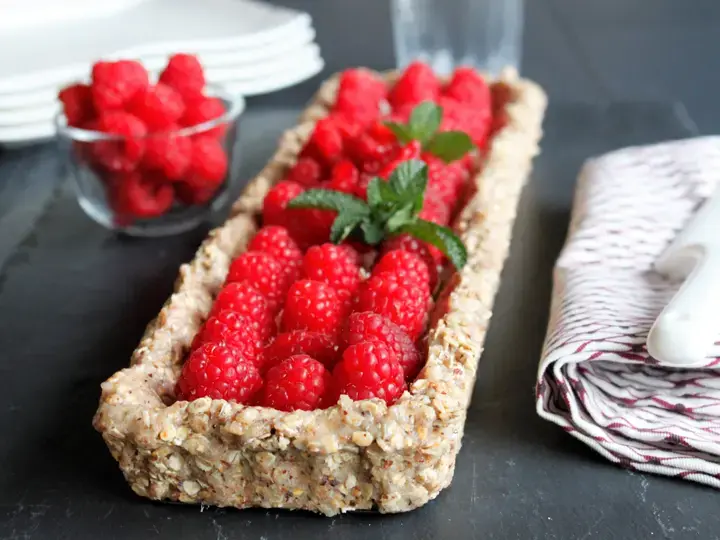 tarte framboises