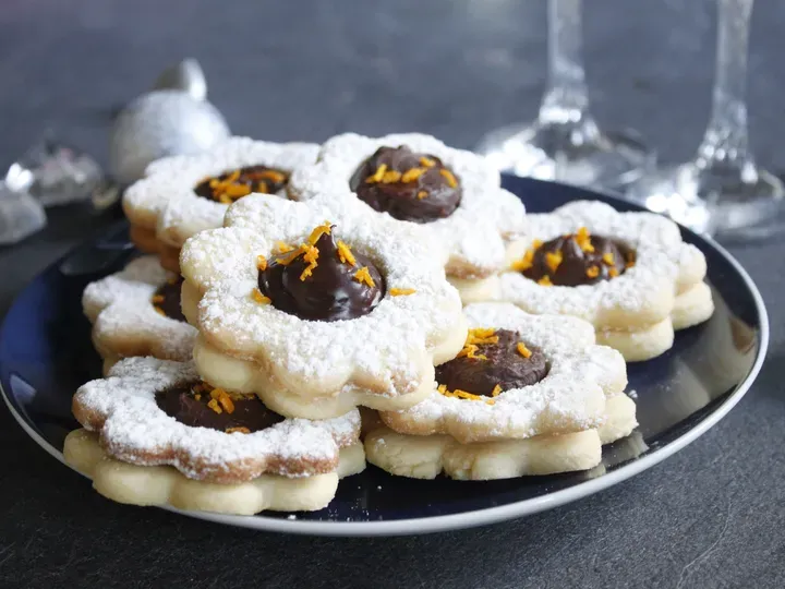 Sablés de Noel orange chocolat