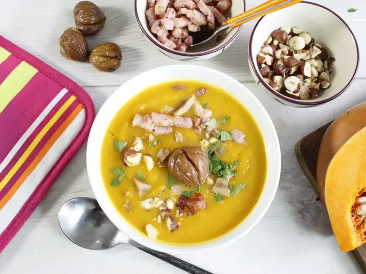 Soupe de potiron marron Cookeo