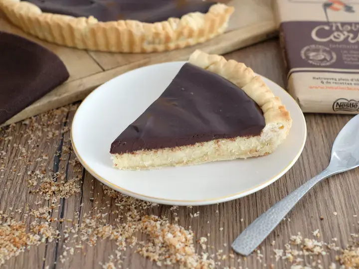 Tarte noix de coco et chocolat