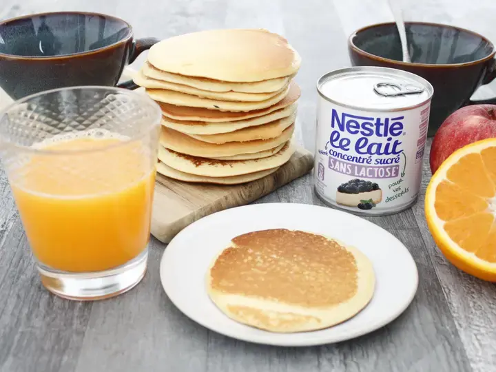 Pancakes sans lactose