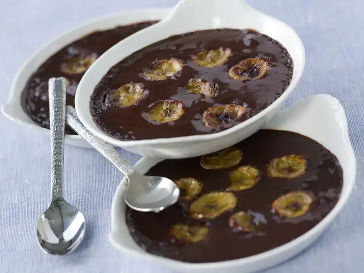 Creme brulee banane chocolat