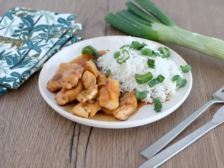 Poulet gingembre et miel