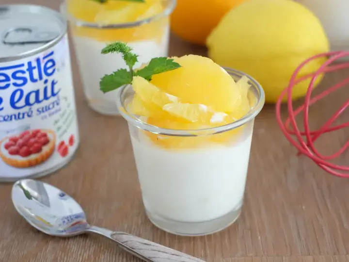 Crème au citron et orange