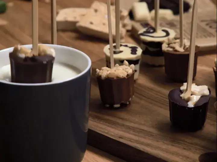 Sucettes pour chocolat chaud