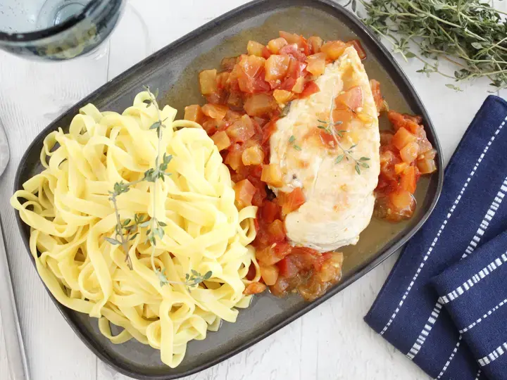 Escalopes de poulet à la provençale