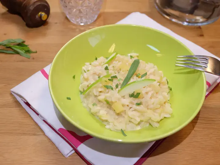 Risotto sucré salé