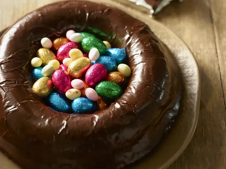 Gâteau nid de pâques
